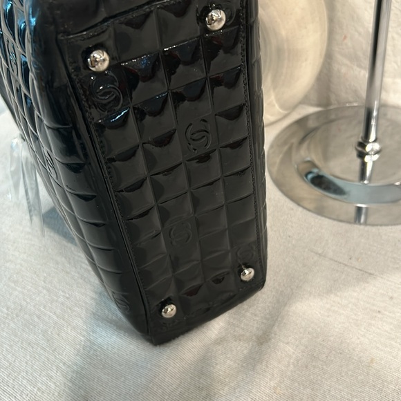 CHANEL Handbag Tote Chocolate bar Coco mark with certificate of authenticity - Picture 10 of 15